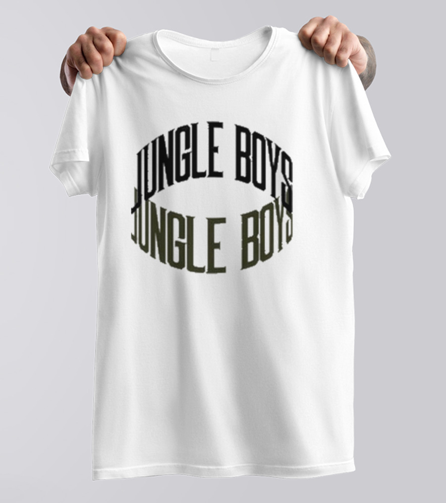 Jungle Boys 2D Optical Text Illusion T-Shirt