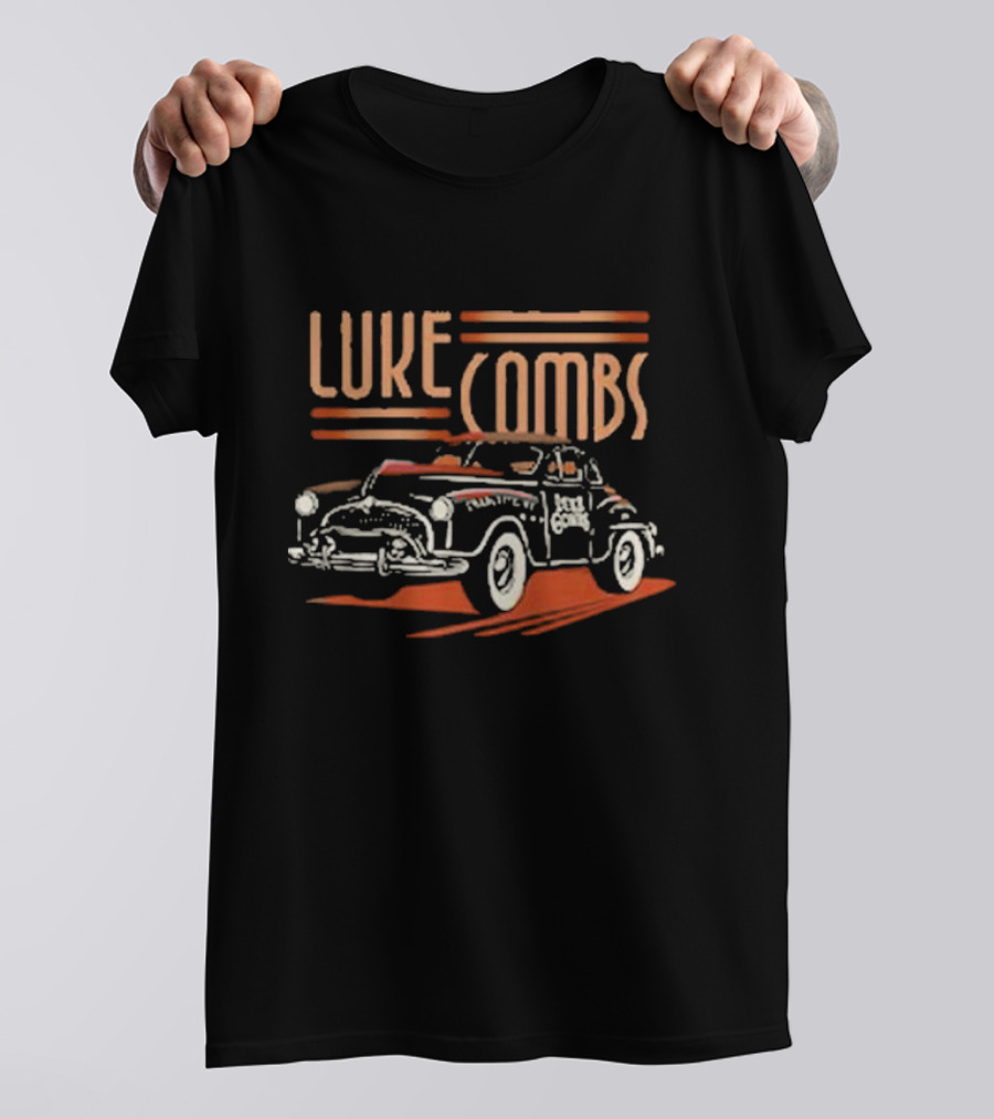 Luke Combs Bootleggers Car Music Vintage Style Classic Automobile T-Shirt