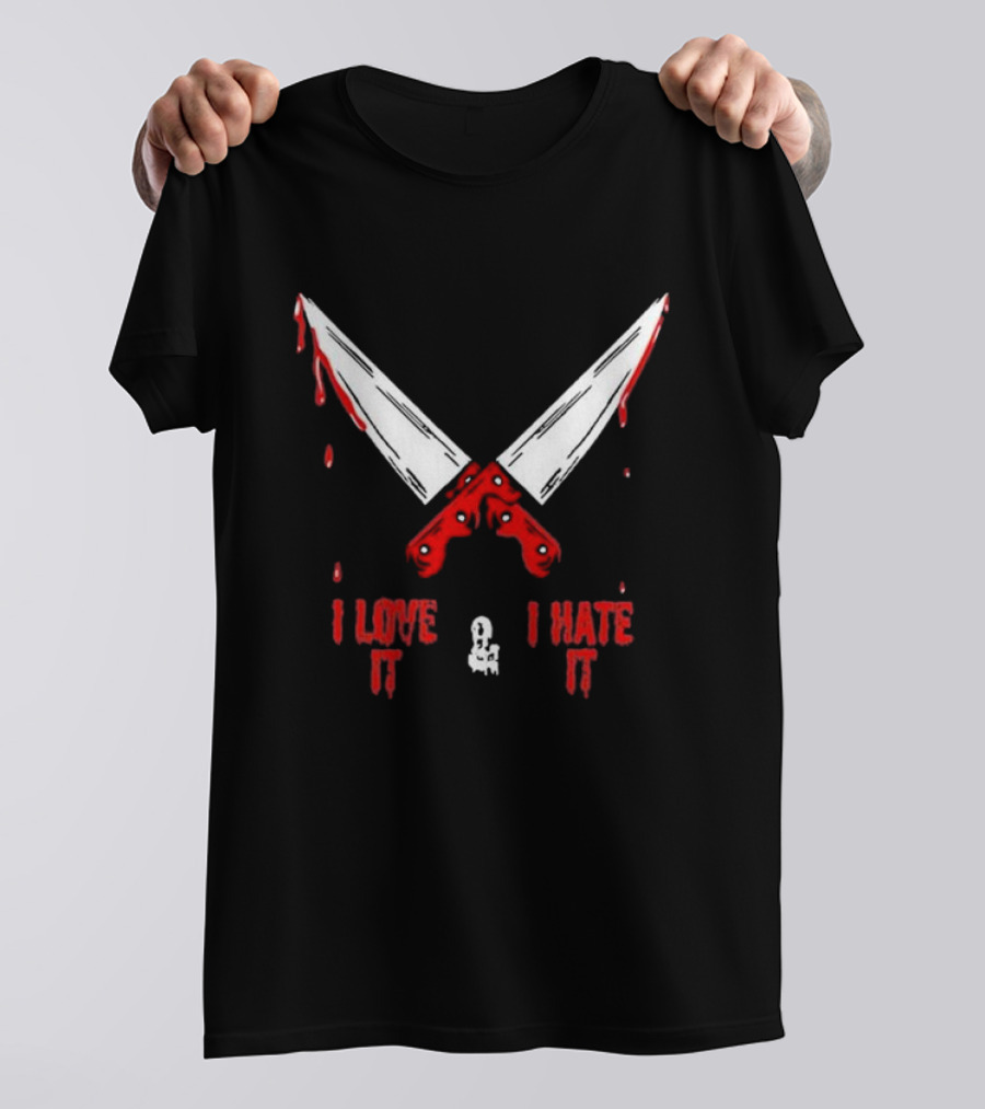 Murder With My Husband Mwmh I Love It I Hate It Knives Out 2.0 T-Shirt