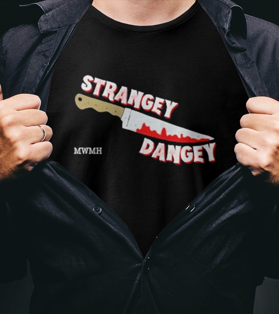 Mwmh Strangey Dangey Bloody Knife T-Shirt