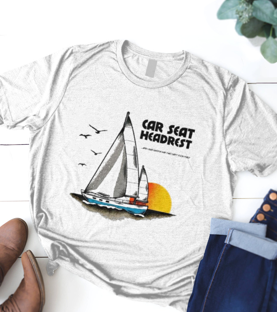 Car Seat Headrest Sunlit Sailing Adventure T-Shirt