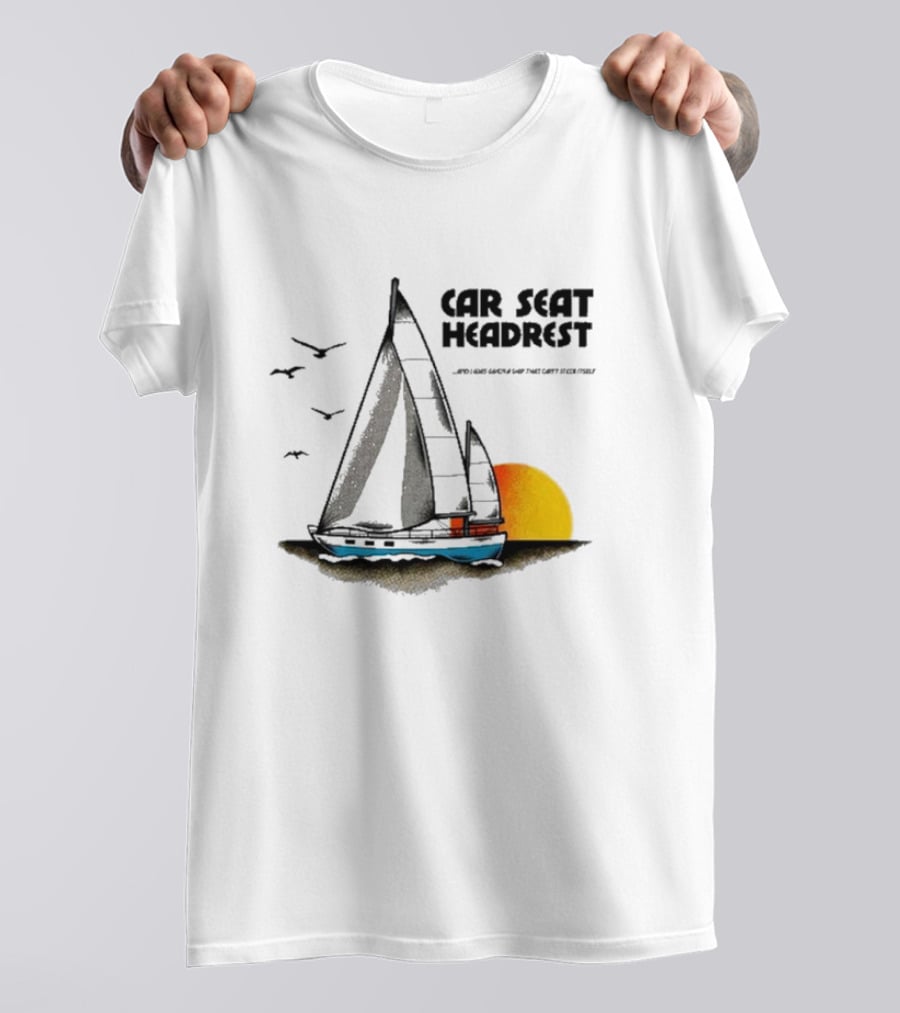 Car Seat Headrest Sunlit Sailing Adventure T-Shirt