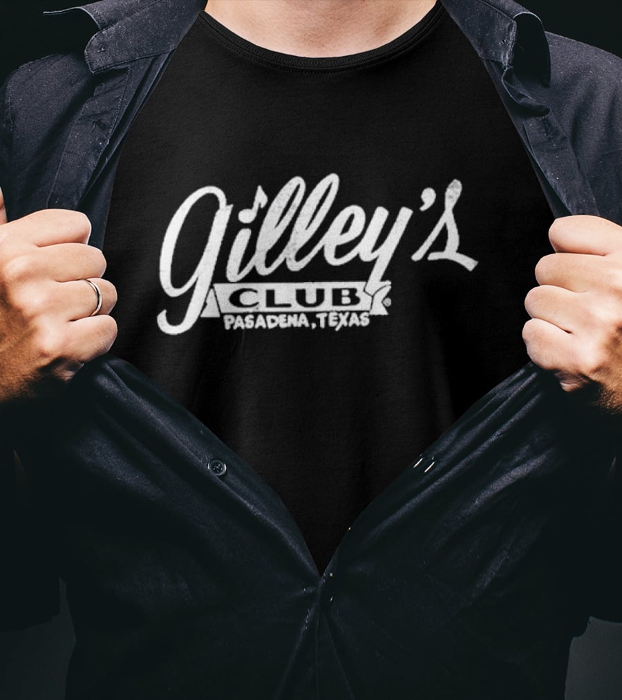 Gilley’s Club Pasadena Texas Iconic Logo Nostalgia T-Shirt