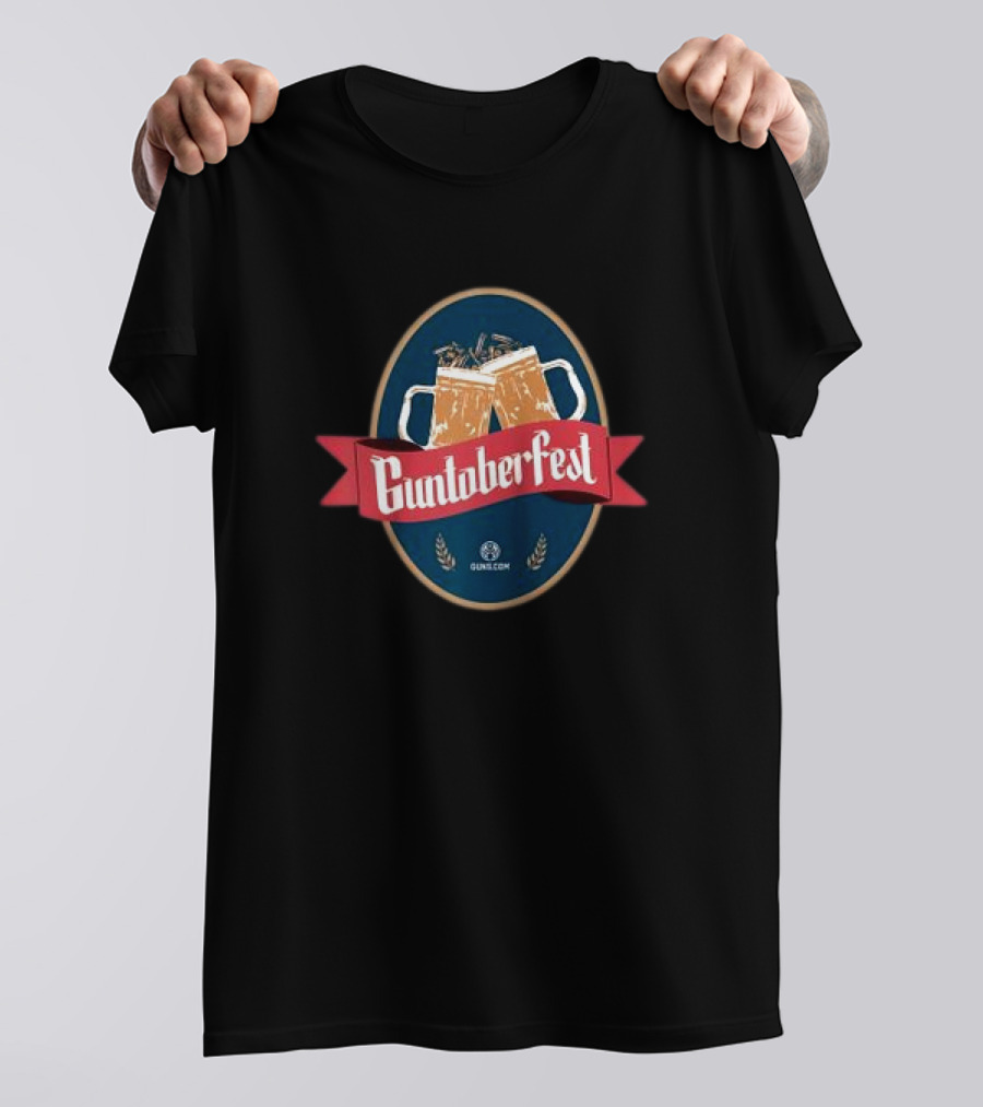 Guntoberfest Gun.com Raglan Baseball Oktoberfest Cheers T-Shirt