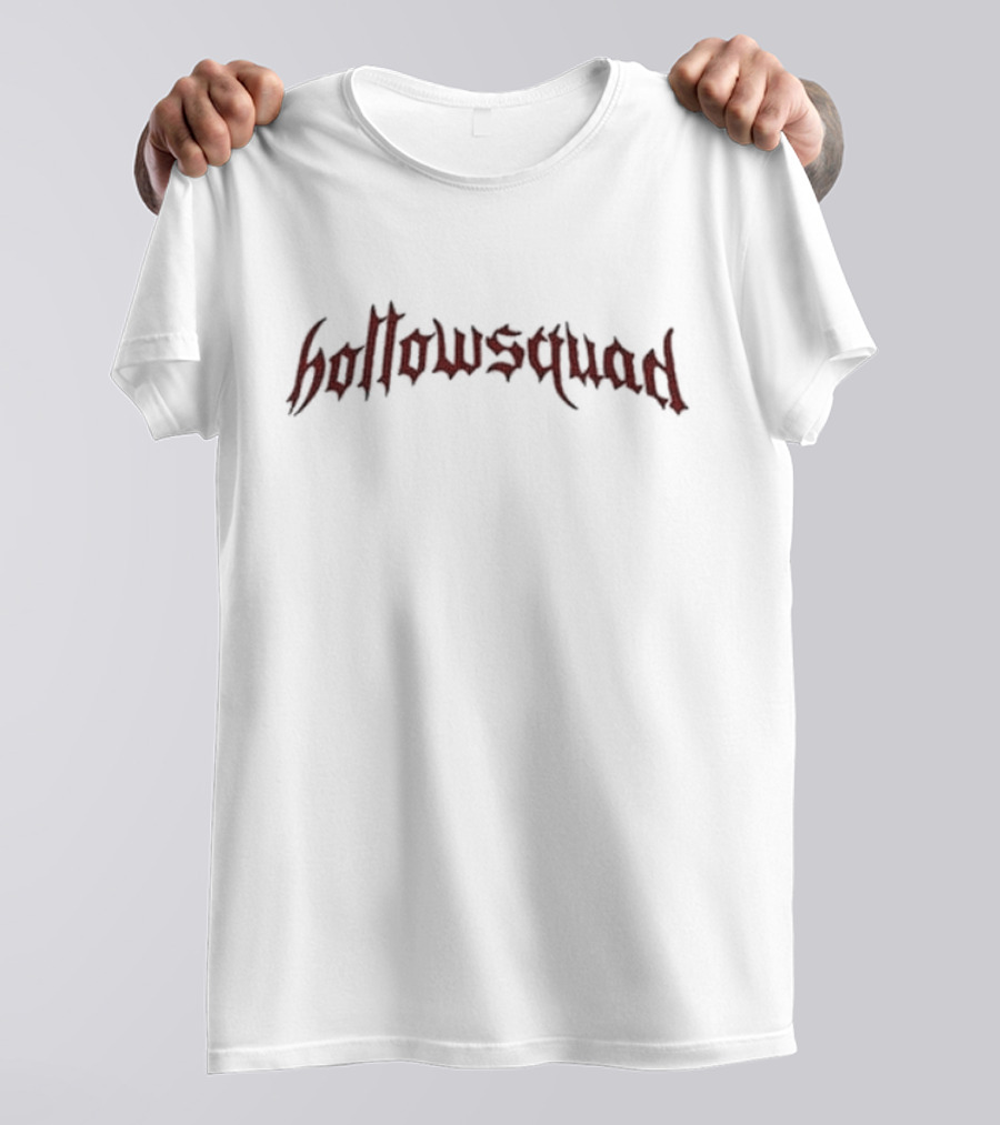 Hollowsquad Bloodstone Red Gothic Lettering T-Shirt