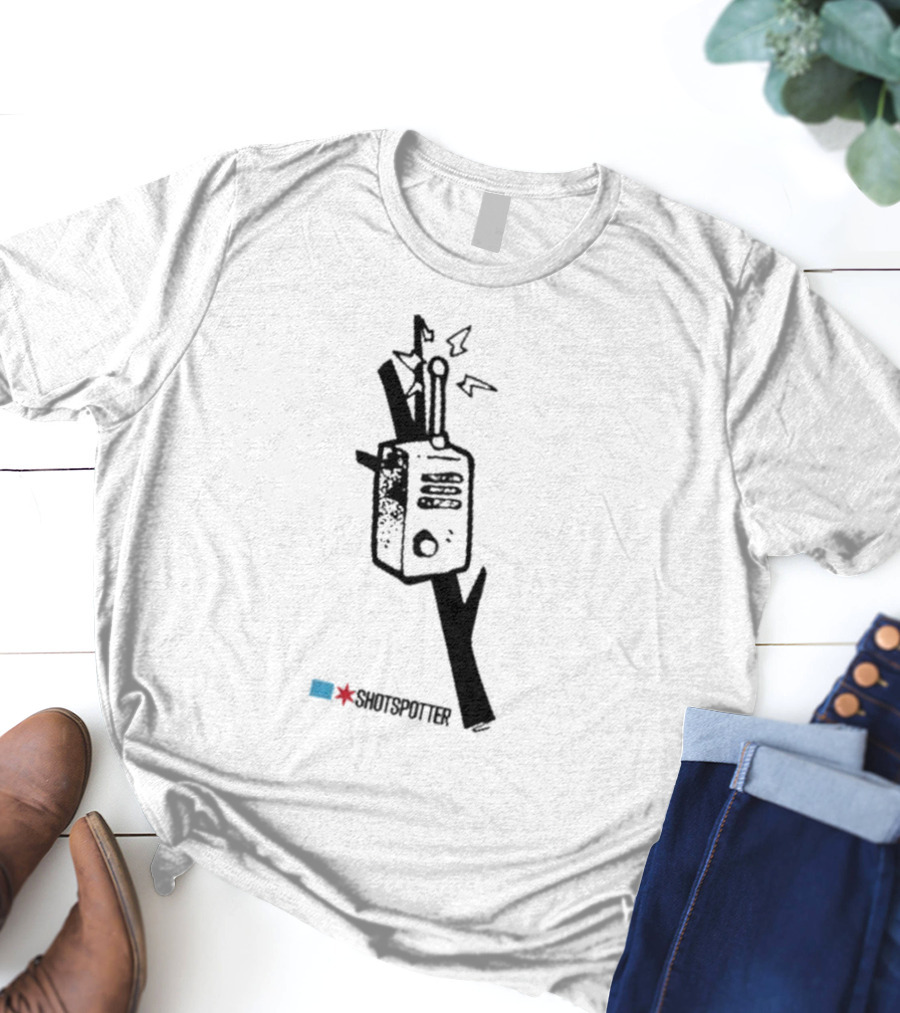 Raymond Lopez Walkie-Talkie Shotspotter Broken Signal T-Shirt