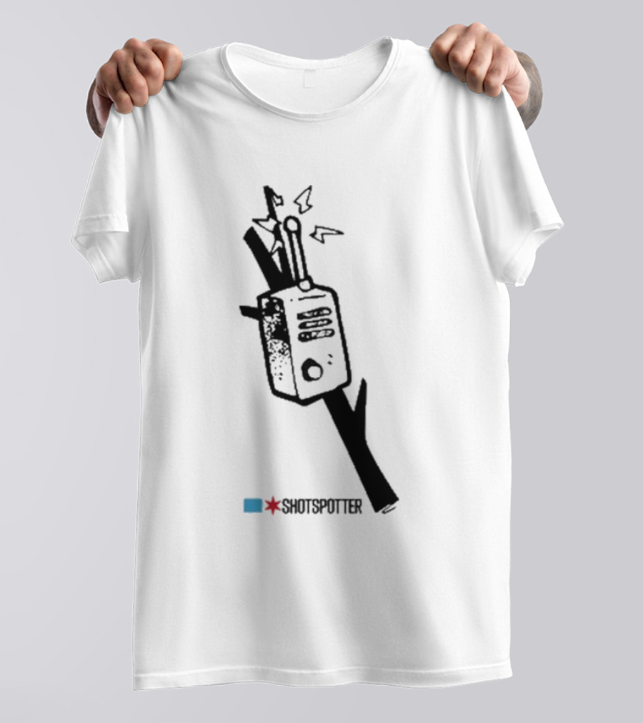 Raymond Lopez Walkie-Talkie Shotspotter Broken Signal T-Shirt