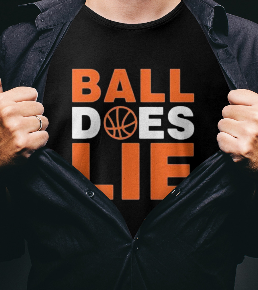 Ball Does Lie Basketball Refmasters T-Shirt