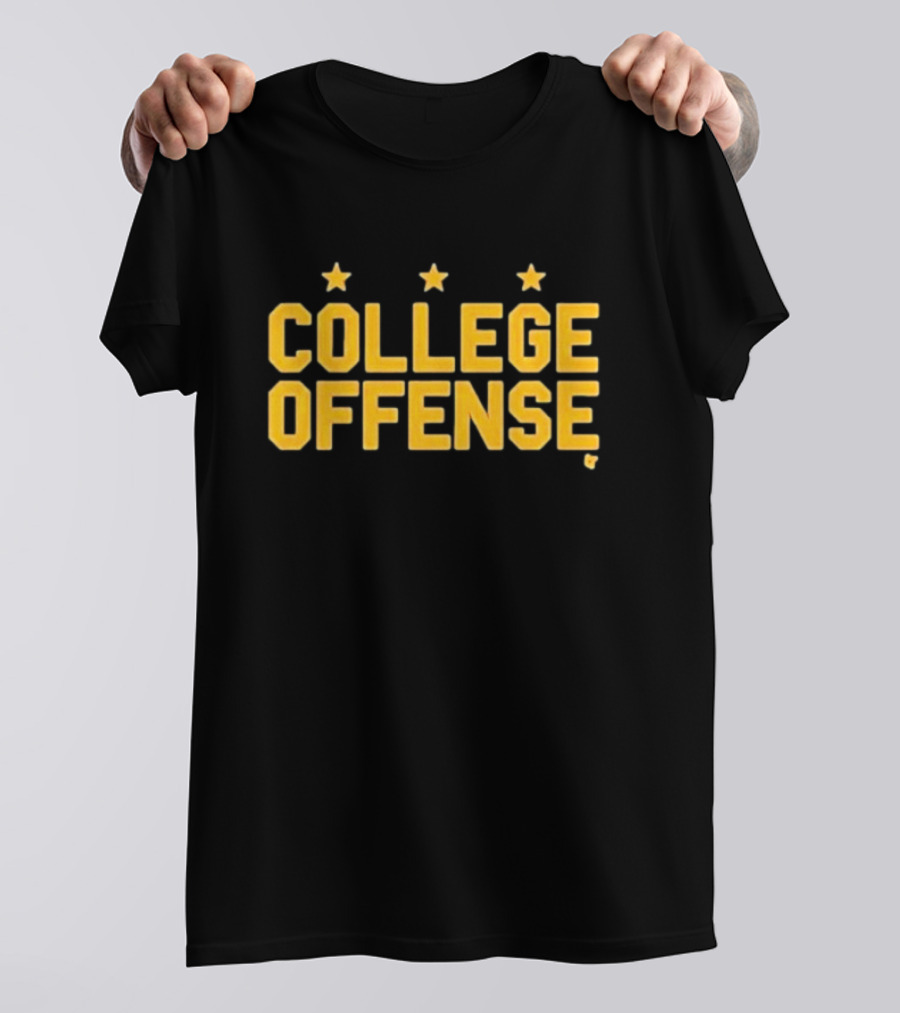 Washington College Offense Football Stars T-Shirt