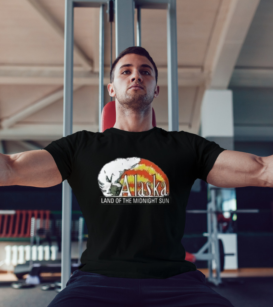 Alaska Land Of The Midnight Sun Polar Bear Arctic Anchorage Denali T-Shirt