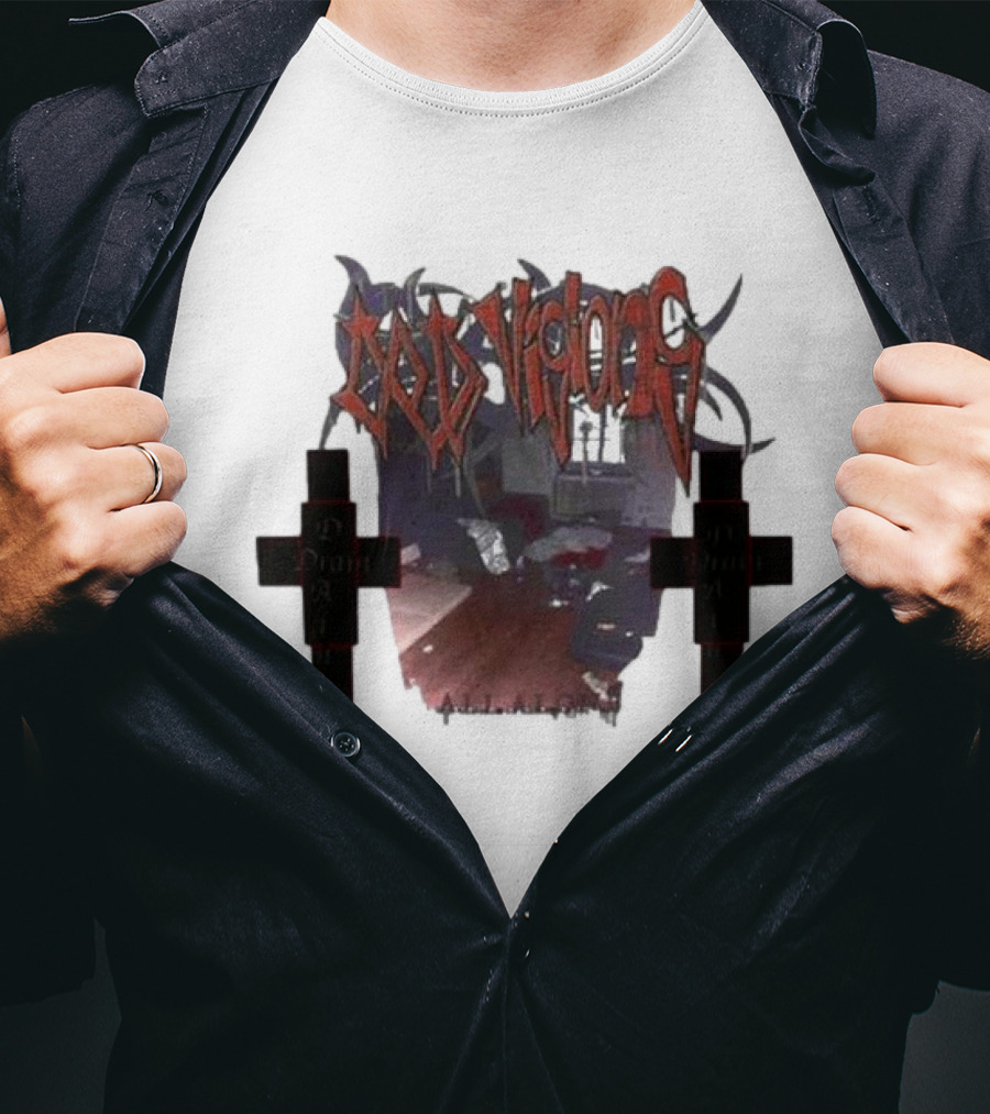 Coldvisions Crosses Room Scene 32 T-Shirt