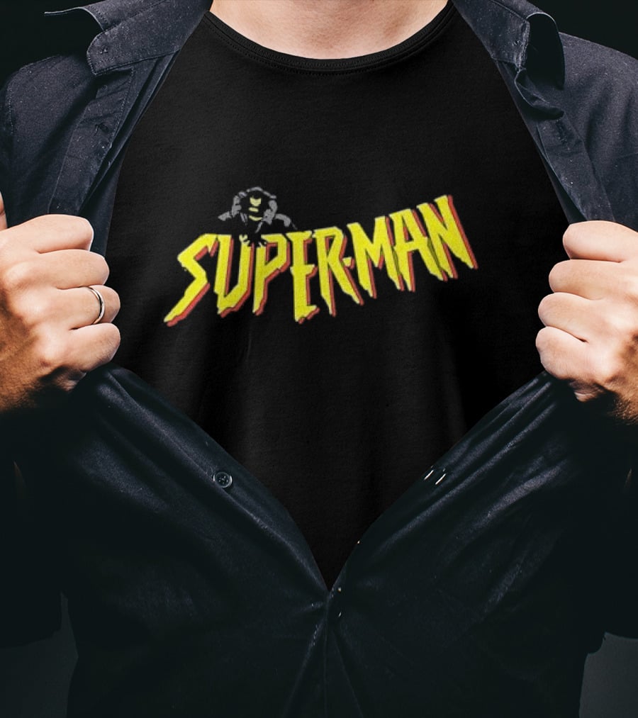 Superman Batman Mashup Classic Comic T-Shirt