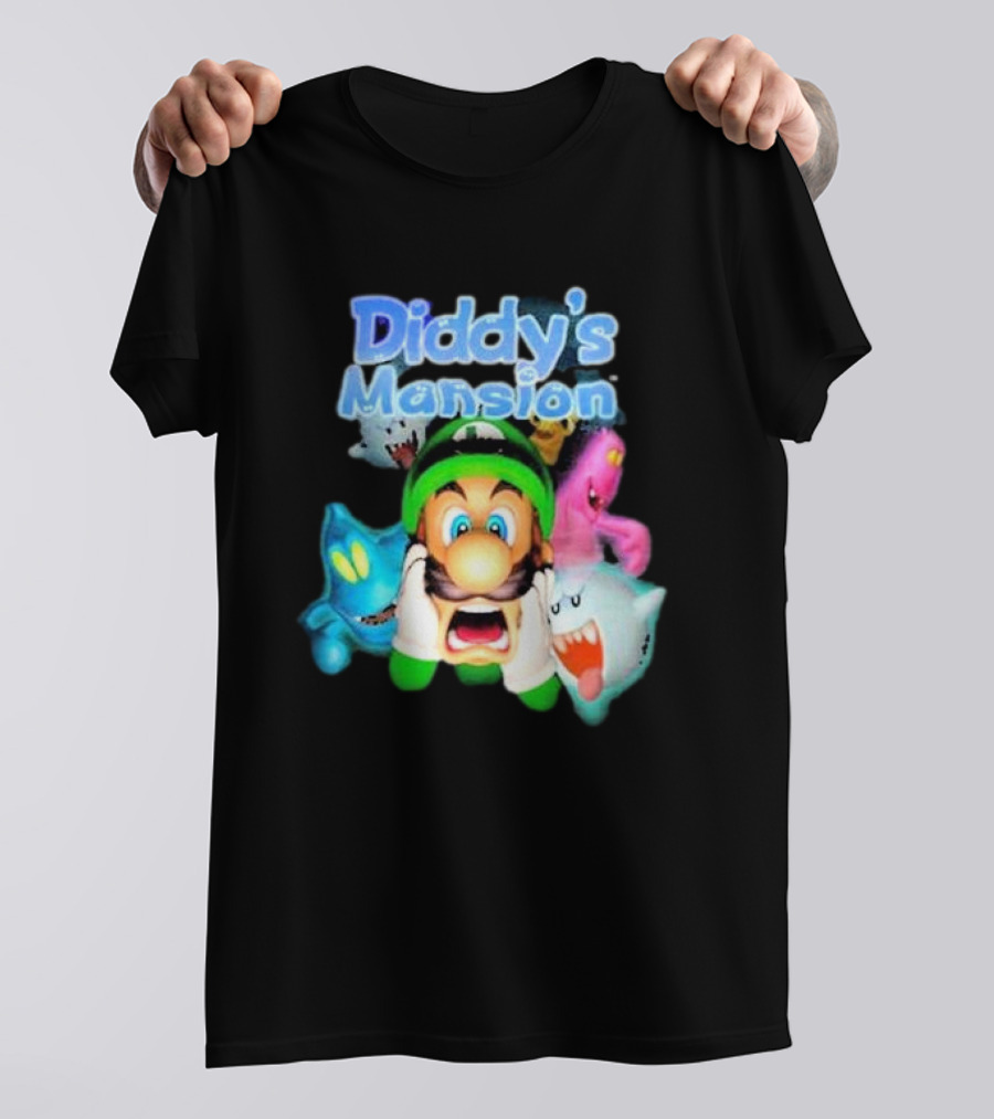 Diddy's Mansion Luigi Ghost Adventure T-Shirt