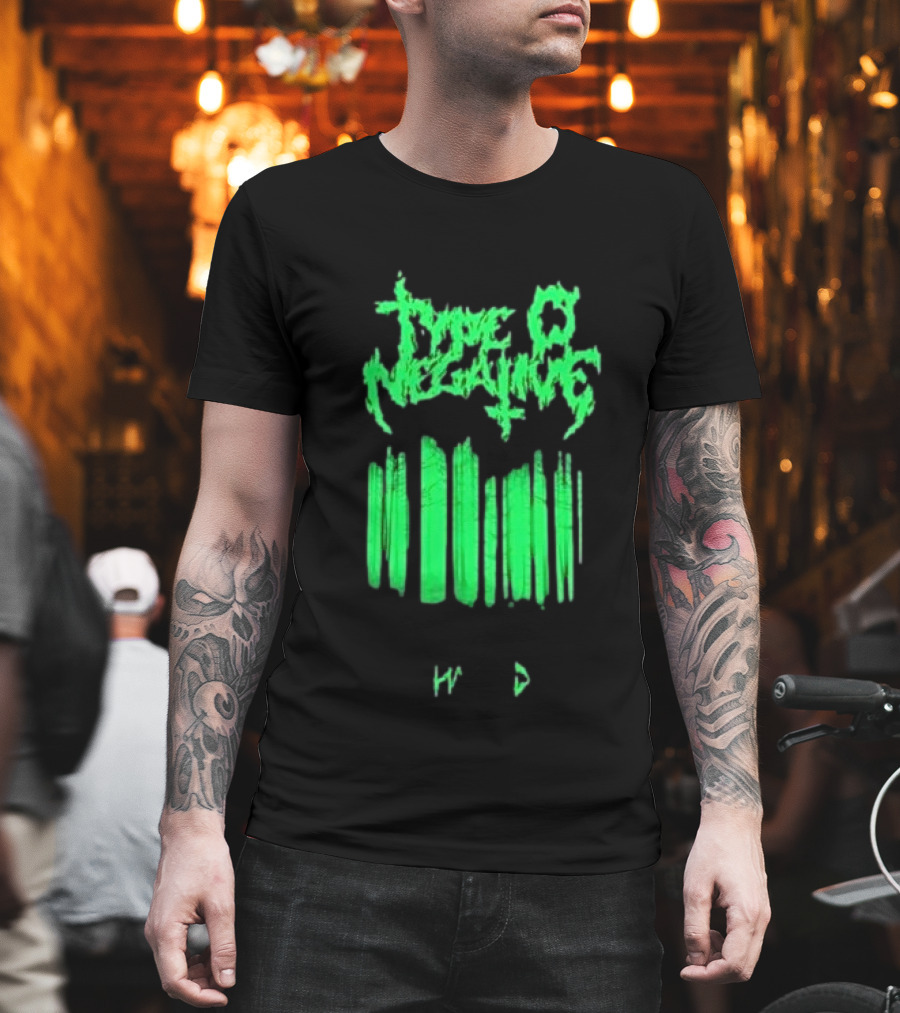 Type O Negative Haunted Black Green Barcode T-Shirt