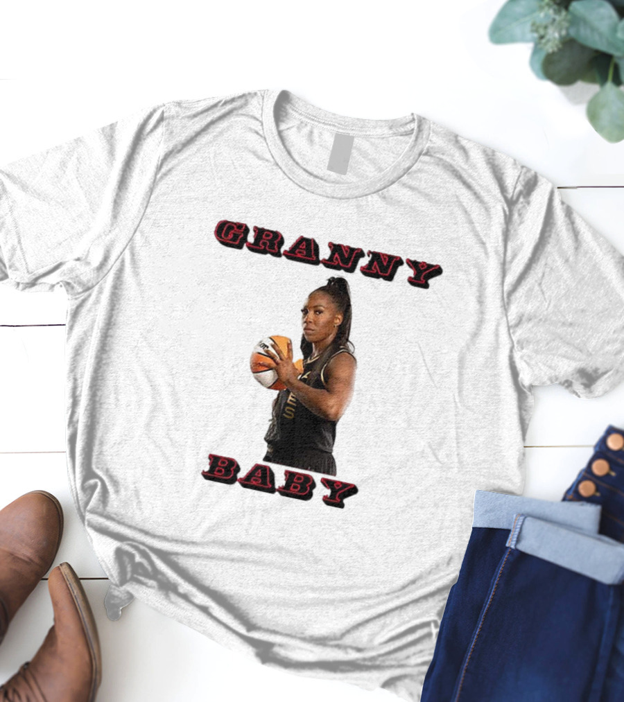 Granny Baby Basketball Player Chelsea Gray Ball Handling T-Shirt