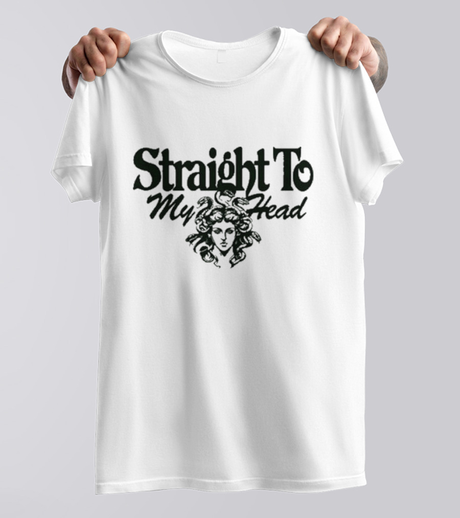 Straight To My Head Medusa Artwork By You Me At Six T-Shirt