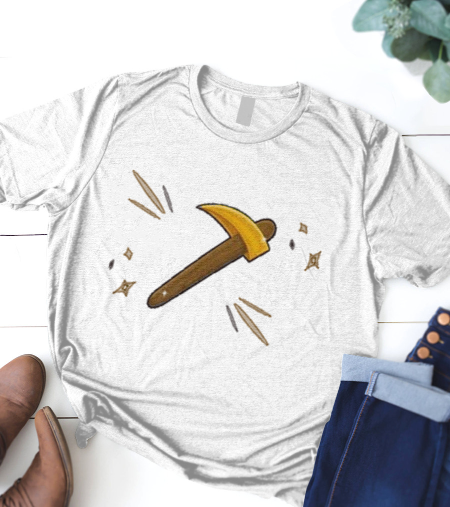 Christopher Escalante Golden Hoe Pickaxe Blast T-Shirt