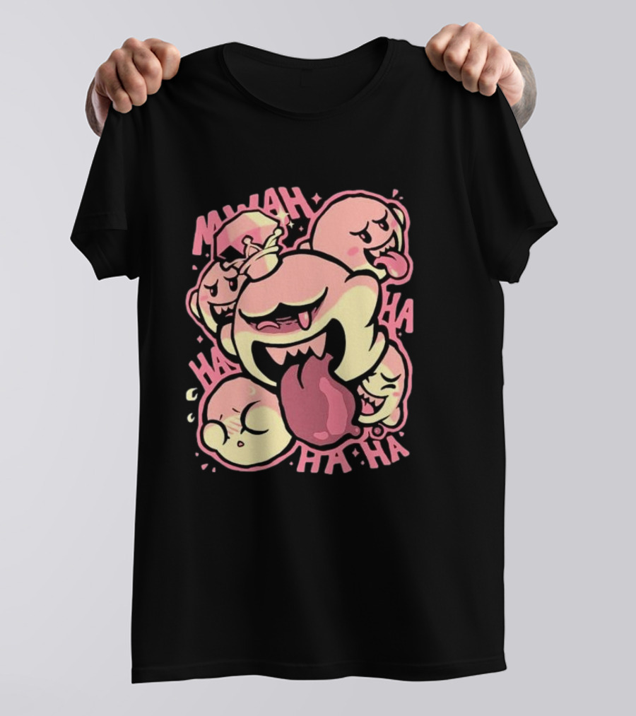 MWAHA HA HA Evil Laugh Pixel Eyeball The Yetee T-Shirt