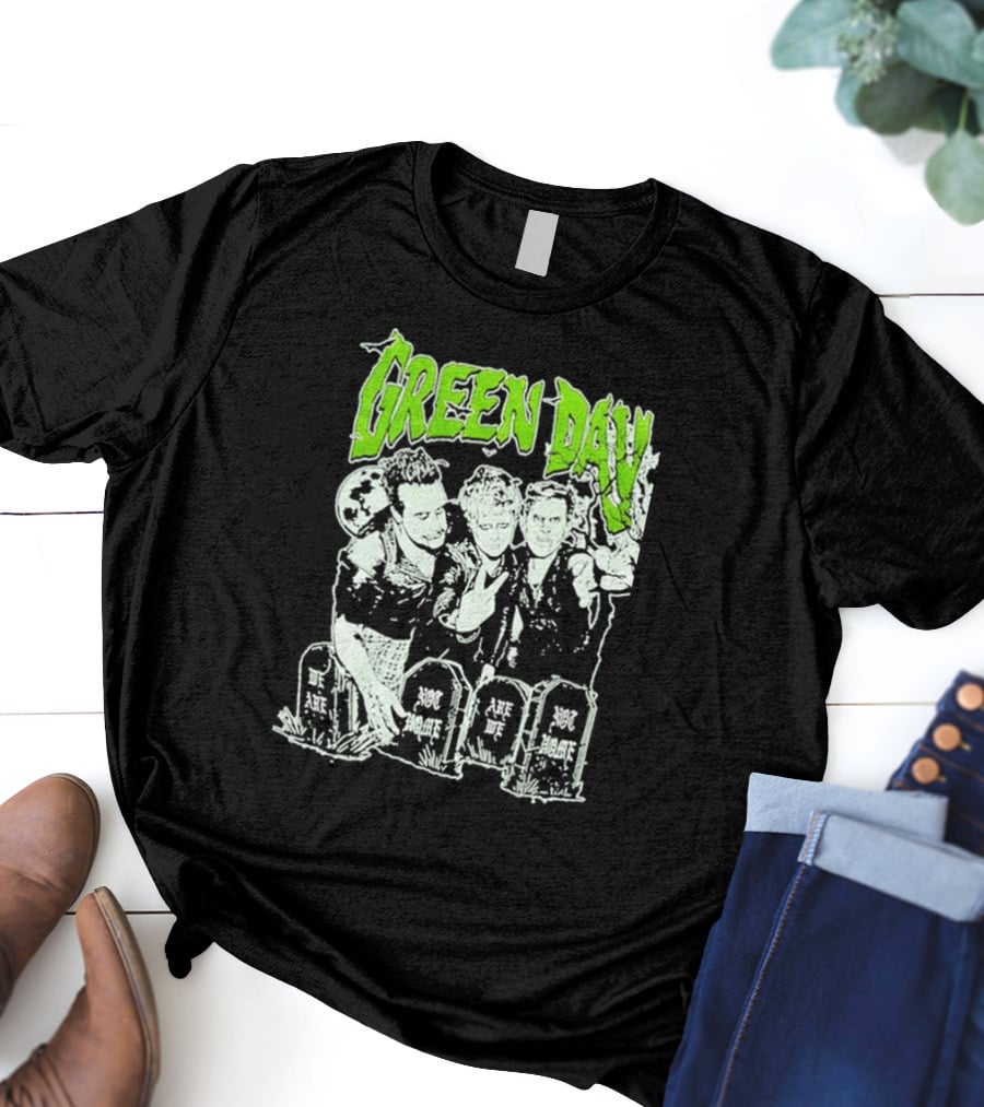 Green Day Zombies You Are We Are Glow-In-The-Dark T-Shirt
