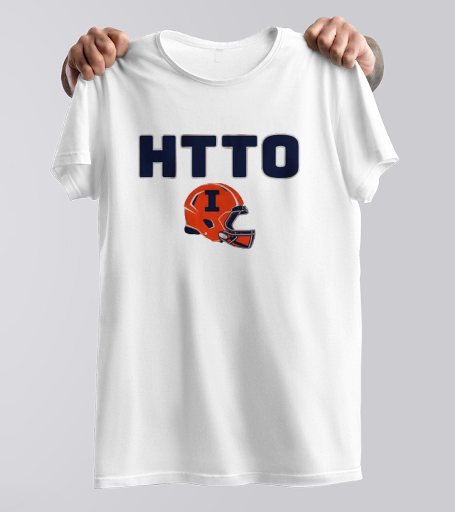 Illinois Football HTTO Helmet I T-Shirt