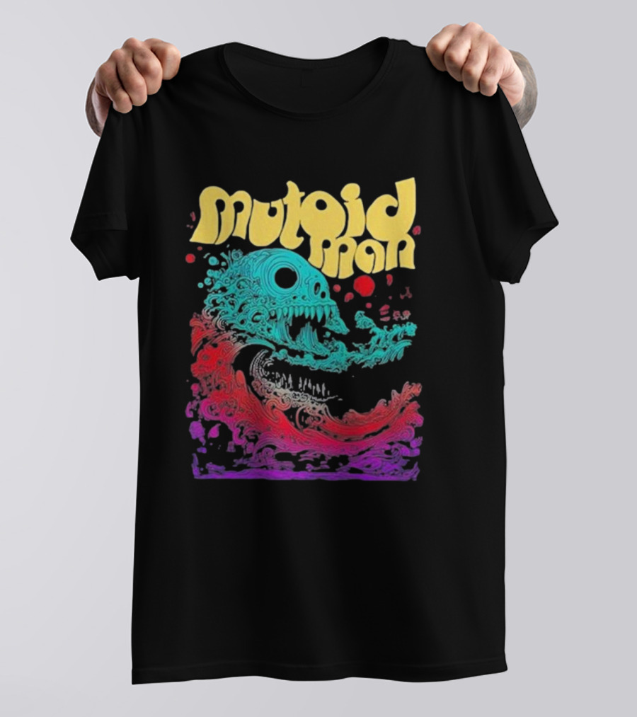 Mutoid Man Psychedelic Skull Wave Explosion T-Shirt