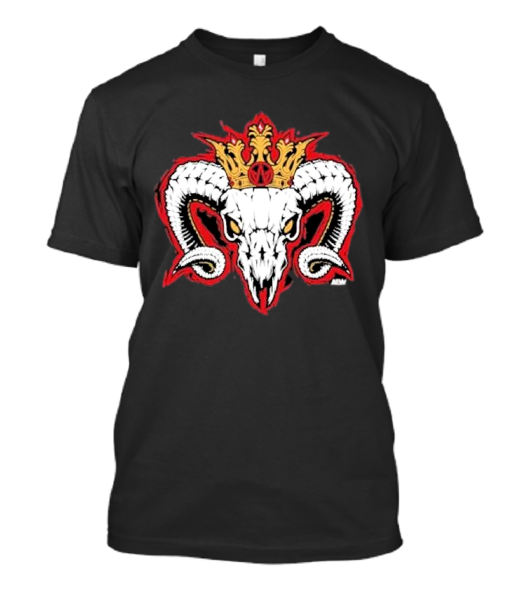 Rope Tuesday Will Ospreay Goated Ram Skull Crown T-Shirt