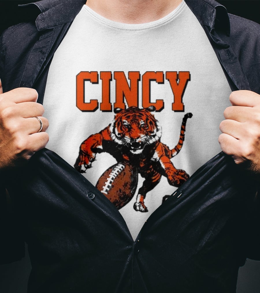 Cincy Tiger Football 68’ T-Shirt