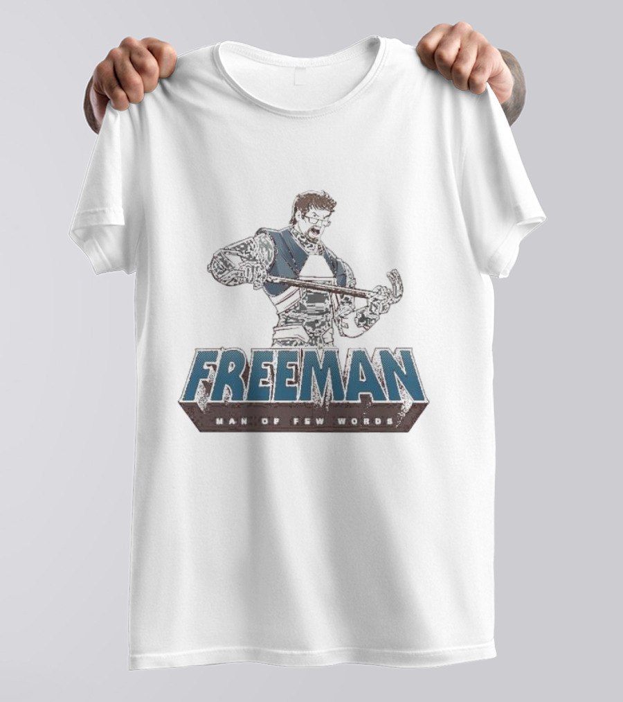 Freeman Man Of Few Words Crowbar Hero T-Shirt