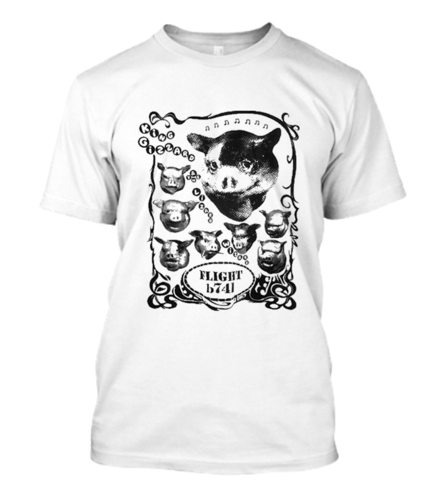 King Gizzard And The Lizard Wizard Pig Flight B741 T-Shirt