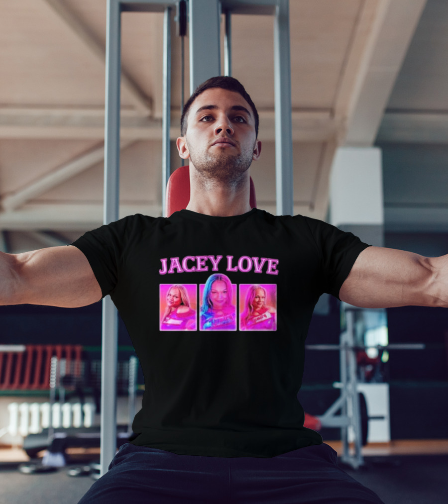 Jacey Love 90s Nostalgia Pop Art Triptych T-Shirt