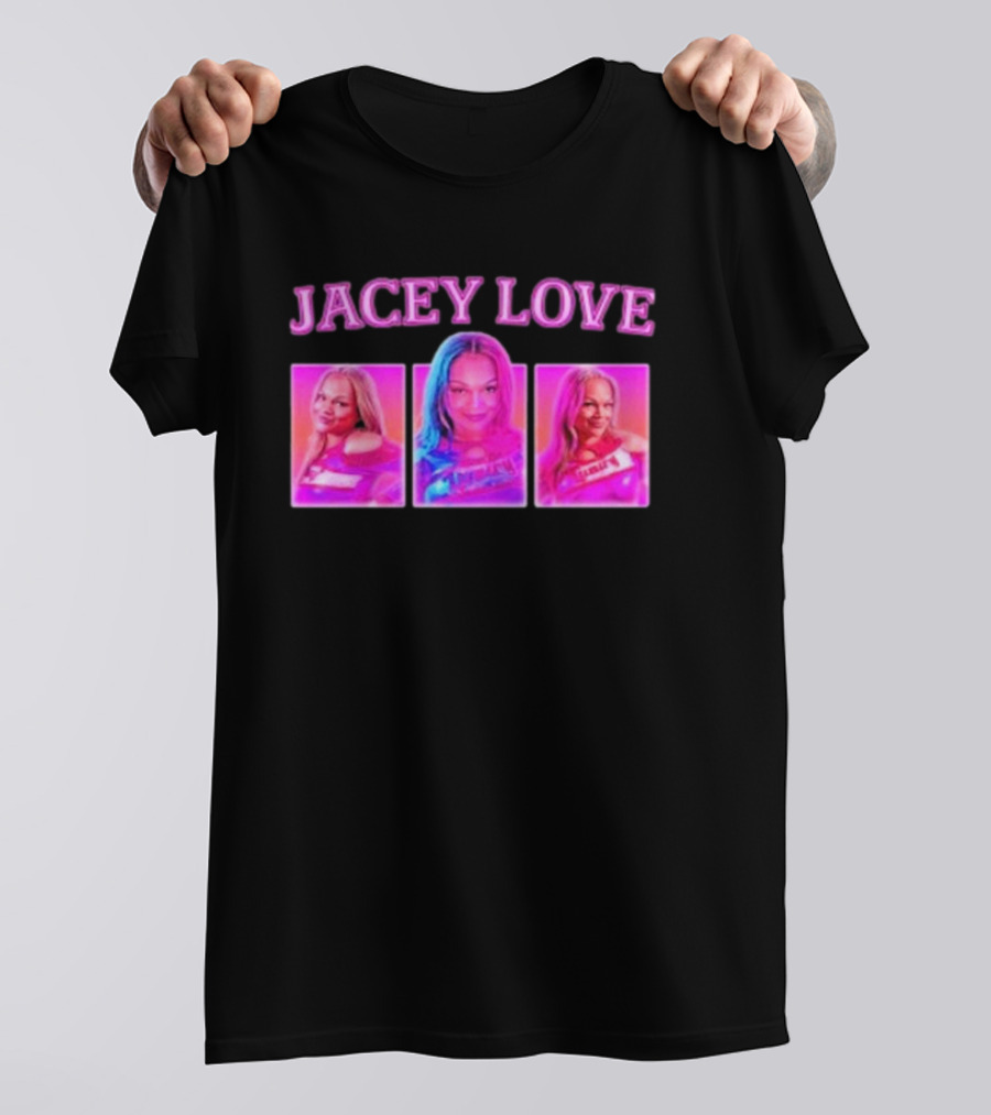 Jacey Love 90s Nostalgia Pop Art Triptych T-Shirt