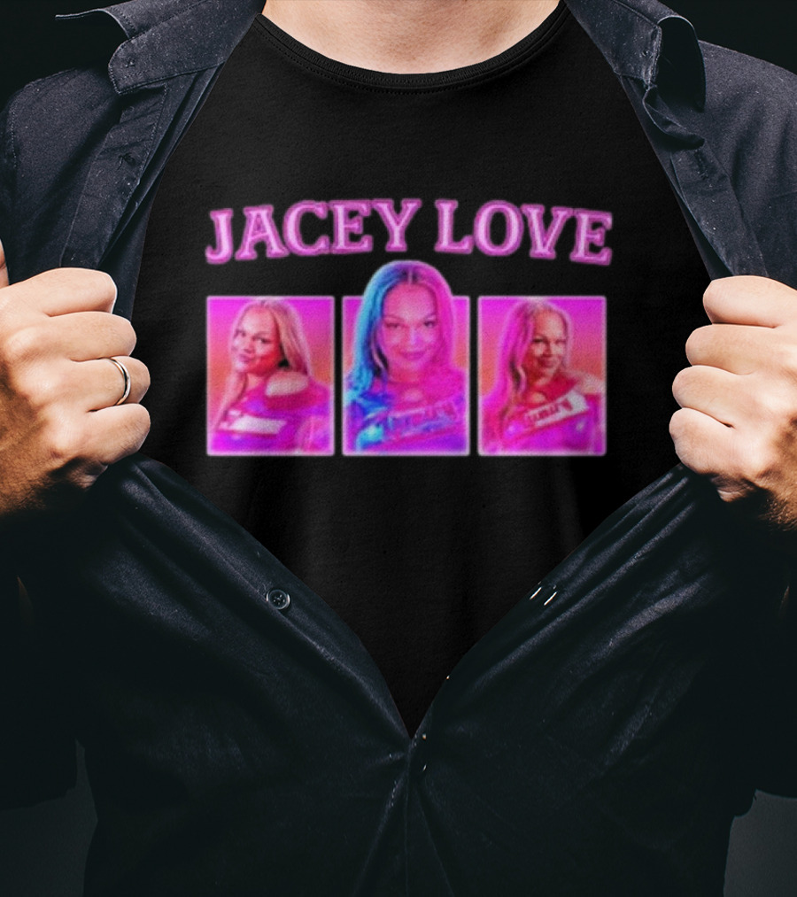 Jacey Love 90s Nostalgia Pop Art Triptych T-Shirt