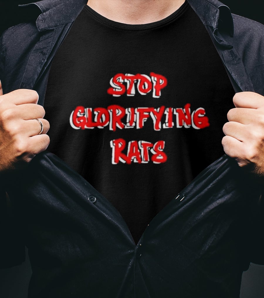 Mike Gambino Stop Glorifying Rats T-Shirt