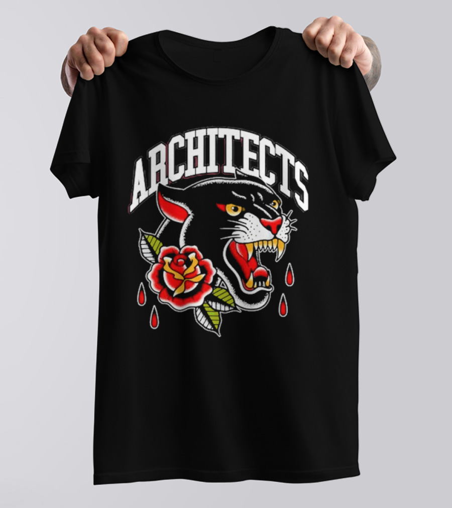 ARCHITECTS Panther Tattoo Black T-Shirt