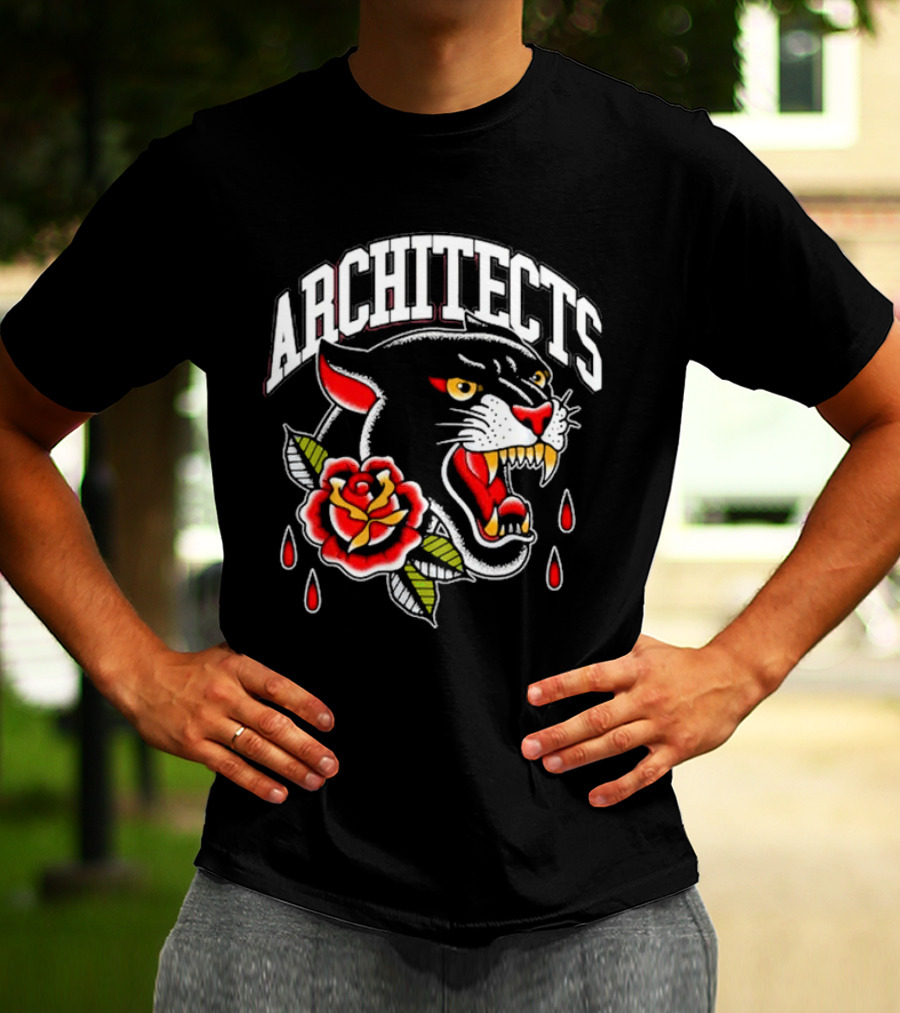 ARCHITECTS Panther Tattoo Black T-Shirt