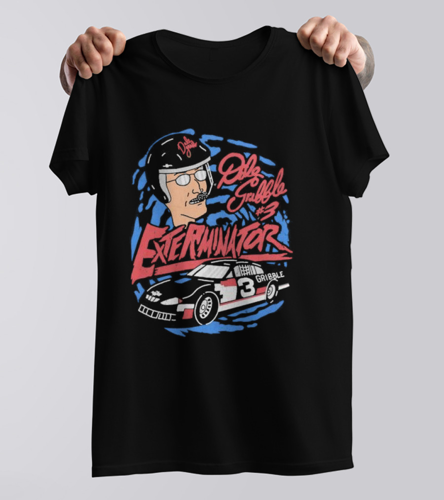 Dale Gribble Exterminator #3 Race Car Gribble T-Shirt