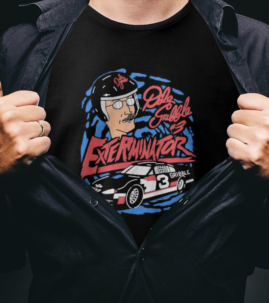 Dale Gribble Exterminator #3 Race Car Gribble T-Shirt