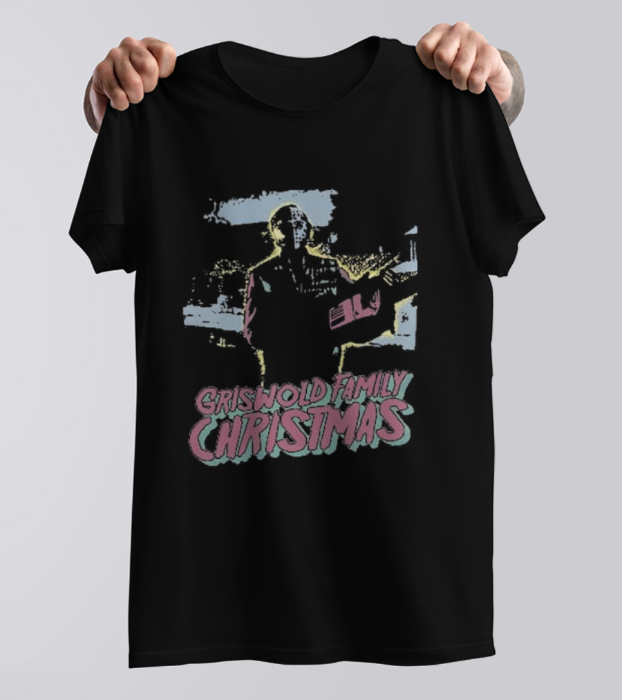 Griswold Family Christmas With Jason Voorhees Holiday Mashup T-Shirt