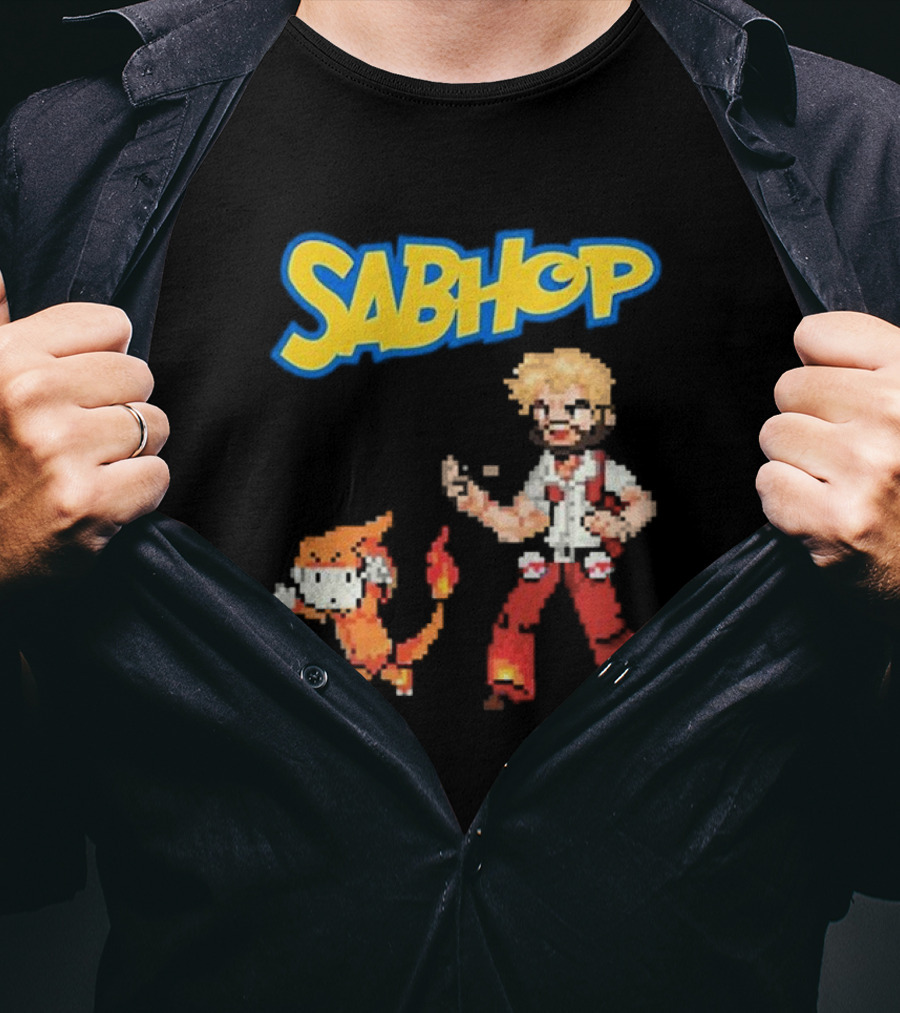 Sabino Sabhop Maestro Pokemon Charmeleon Retro Gaming T-Shirt