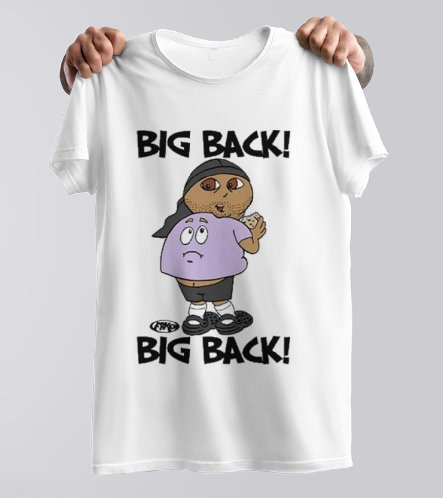 Frk Opestcontrol Store Big Back Big Back Character Eating Cookie T-Shirt