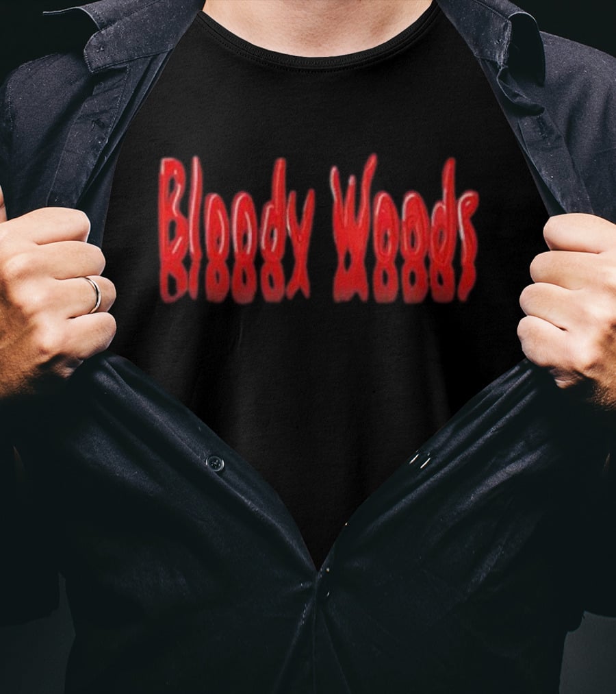 Are You Garbage Podcast - Bloody Woods Reflections T-Shirt