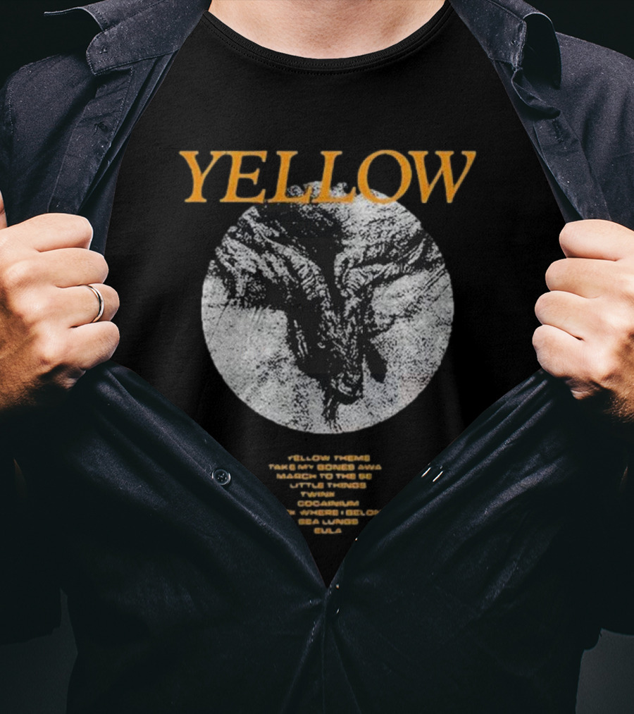YELLOW Theme Take My Bones Away March To The Sea Little Things Twink Cocainium Back Where I Belong Sea Lungs Eula T-Shirt