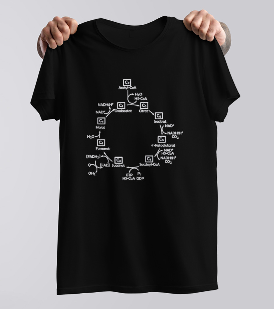 Biochemist Citric Acid Cycle Krebs Cycle Biology Biologist Biochemistry T-Shirt