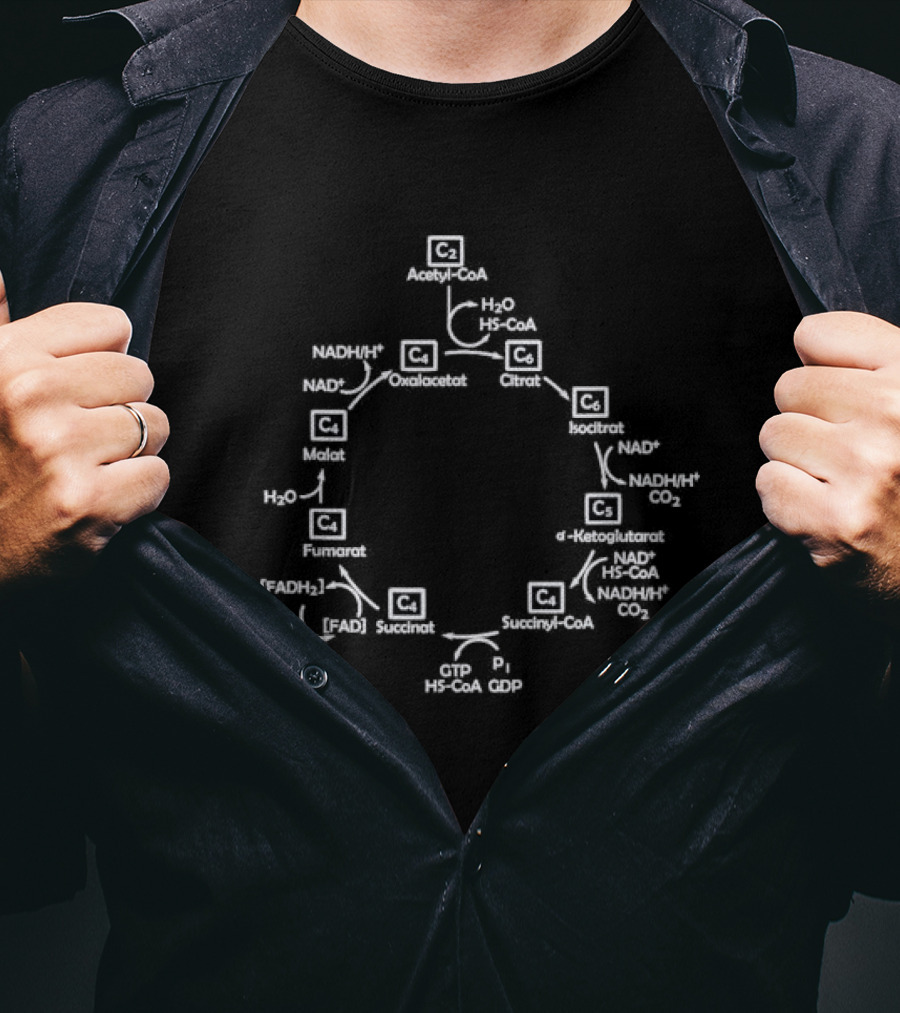 Biochemist Citric Acid Cycle Krebs Cycle Biology Biologist Biochemistry T-Shirt