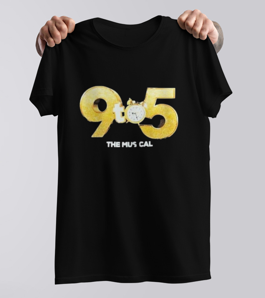 Dolly Parton 9 To 5 The Musical UK Clock T-Shirt