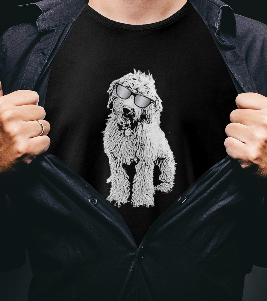 Golden Doodle With Sunglasses T-Shirt