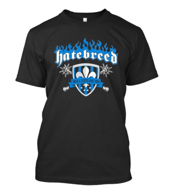 Hatebreed Tried And Tested Since 1994 Fleur-de-Lis Shield T-Shirt