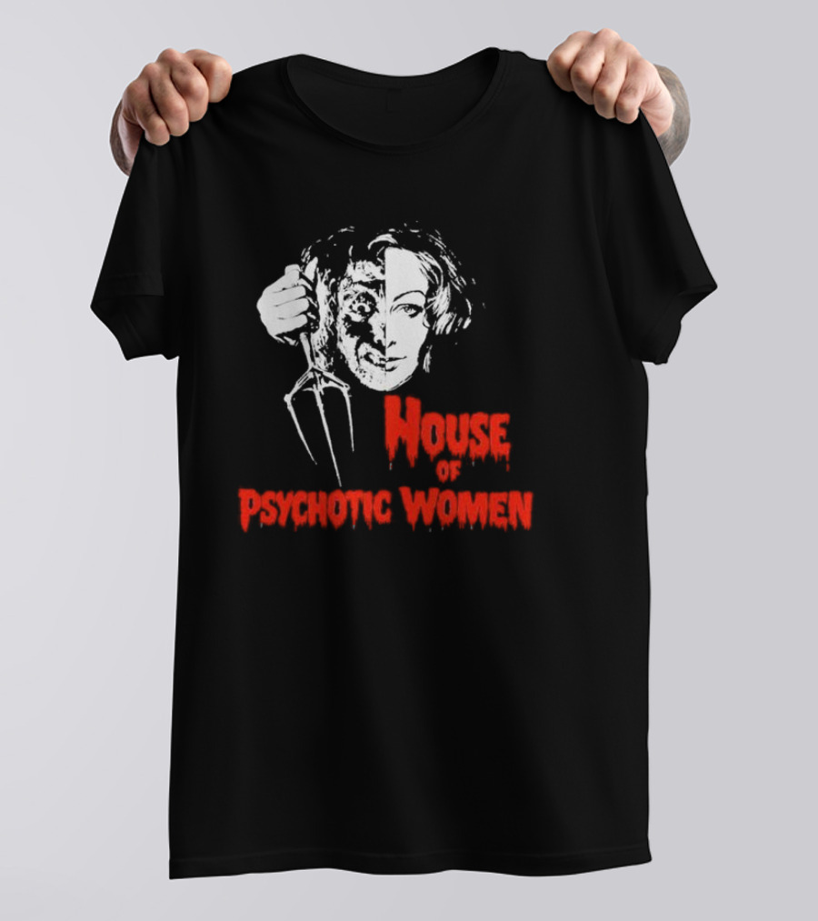 House Of Psychotic Women Vintage Horror T-Shirt