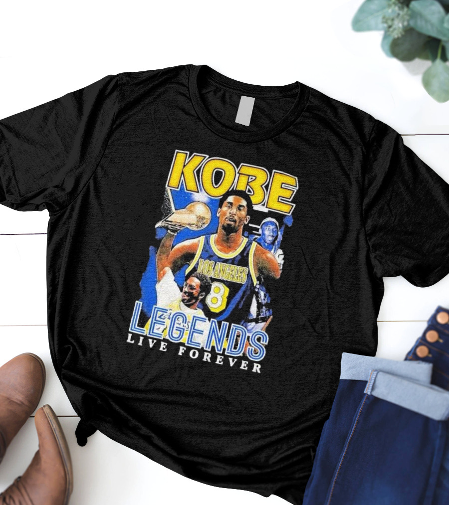Kobe Los Angeles 8 Legends Live Forever T-Shirt