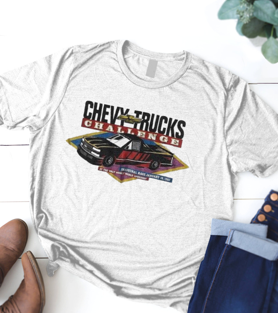Chevy Trucks Challenge Inaugural Race January 19, 1997 At The Walt Disney World Speedway T-Shirt